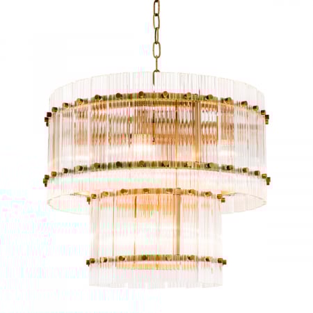 Lustre - Candelabru, Ruby S, finisaj din alamă cu aspect vintage, Dims: Ø 57 | H. 47  (CM)