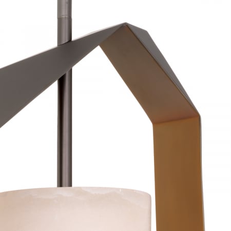 Candelabru, Santos cu finisaj gunmetal, alabastru, Dims: W. 51 | D. 18 | H. 76  (CM) [5]