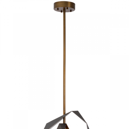 Candelabru, Santos Double finisaj gunmetal, alabastru, Dims: W. 51 | D. 42 | H. 76  (CM) [7]