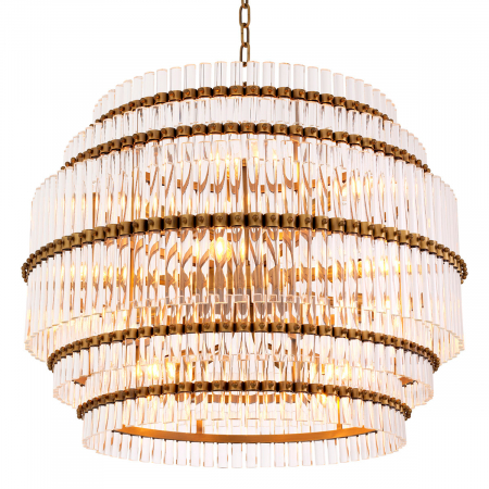 Lustre - Candelabru, Scottsdale, finisaj din alamă cu aspect vintage, Dims: Ø 75.5 | H. 57  (CM)
