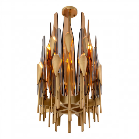 Lustre - Candelabru, Sky vertical, finisaj din alamă cu aspect vintage, Dims: Ø 45 | H. 80  (CM)