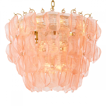 Lustre - Candelabru, Solange din sticla roz