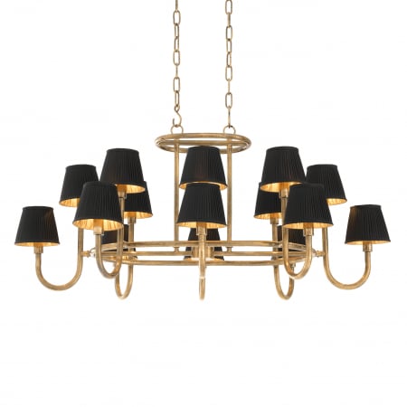 Candelabru, Sparrows, finisaj din alamă cu aspect vintage, Dims: W. 120.5 | D. 90.5 | H. 57  (CM) [1]
