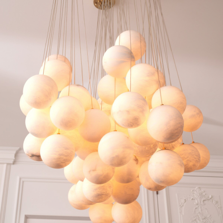 Candelabru, Sphinx, finisaj din alamă cu aspect vintage, Dims: Ø 68 | H. 17 | Adjustable (CM) [1]
