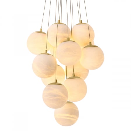 Lustre - Candelabru, Sphinx, finisaj din alamă cu aspect vintage, Dims: Ø 68 | H. 17 | Adjustable (CM)