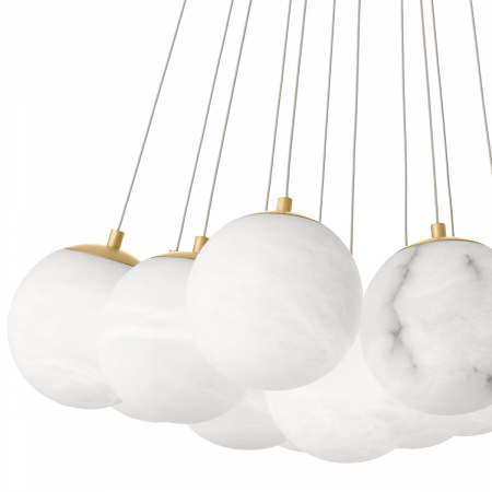 Candelabru, Sphinx, finisaj din alamă cu aspect vintage, Dims: Ø 68 | H. 17 | Adjustable (CM) [4]