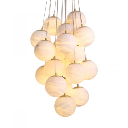 Lustre - Candelabru, Sphinx L, finisaj din alamă cu aspect vintage, Dims: Ø 75 | H. 17 | Adjustable (CM)