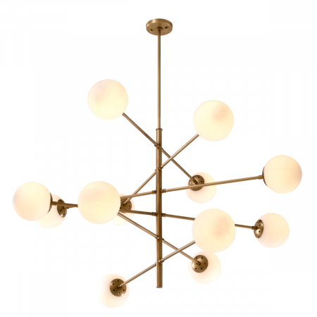 Candelabru, Tortora, finisaj din alamă cu aspect vintage, Dims: Ø 122 | H. 69  (CM) [1]