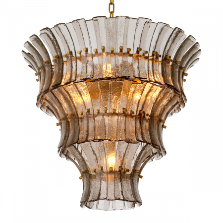 Lustre - Candelabru, Toscano din sticla fumurie