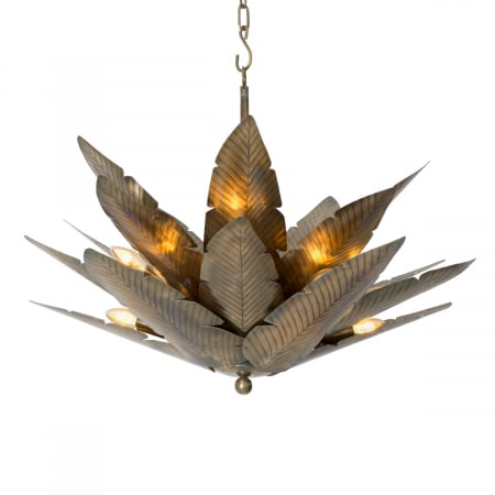 Lustre - Candelabru, Varano, finisaj din alamă cu aspect vintage, Dims: Ø 77 | H. 60  (CM)