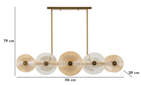 Candelabru Venetia 116x27x79 cm [6]