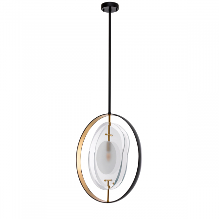 Candelabru, Vincente gunmetal finisaj auriu, Dims: W. 43 | D. 11 | H. 58  (CM) [4]
