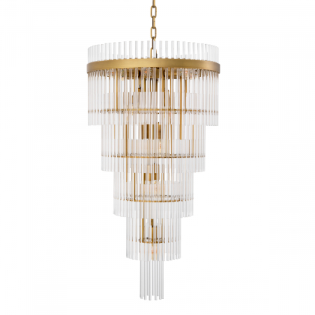 Candelabru, Yara L, finisaj din alamă cu aspect vintage, Dims: Ø 49 | H. 93  (CM) [2]