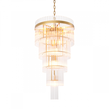 Candelabru, Yara L, finisaj din alamă cu aspect vintage, Dims: Ø 49 | H. 93  (CM) [4]
