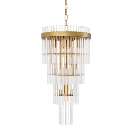 Candelabru, Yara S, finisaj din alamă cu aspect vintage, Dims: Ø 35.5 | H. 68  (CM) [1]