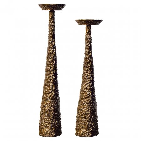 Suport de lumanare Moan mic (Brushed Gold) [1]