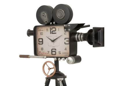 Ceas Camera Tripod, Metal, Negru, 56x56x107.5 cm [1]