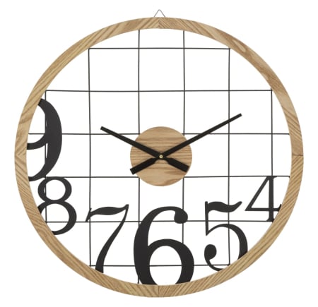 SALE % - Ceas de perete cu numere cm ø 60x2,5
