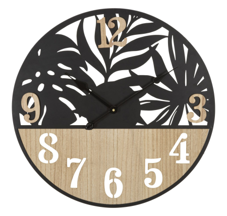 SALE % - Ceas de perete cu palmier cm ø 60x2,5