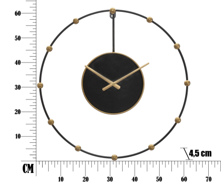 Ceas de perete cu perle cm ø 61x4,5 [5]