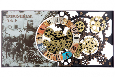 Ceas de perete, metal Industrial [1]