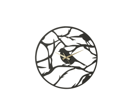 SALE % - Ceas, Metal , Negru, 49x49x2