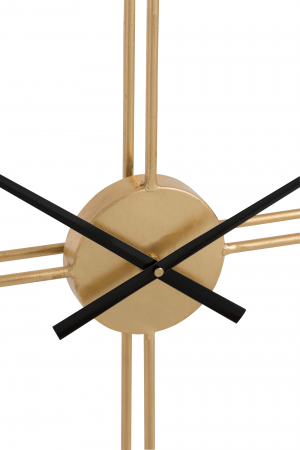 Ceas Oval, Metal, Auriu, 91.5x9x125.5 cm [2]