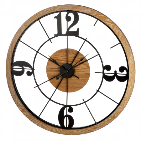 DECORATIUNI - Ceas, Presage, Metal, negru, PU 1, L. 4,5 cm, D. 70 cm