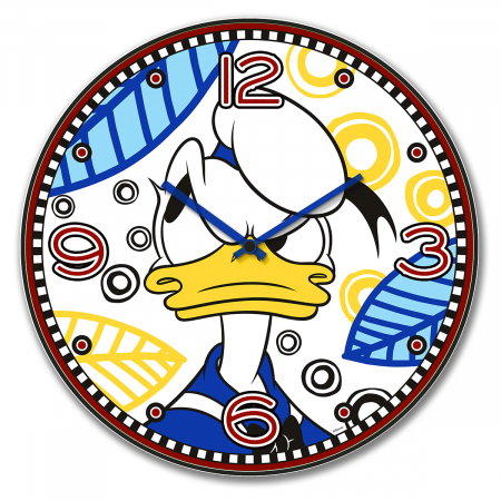 Ceas, Rața Donald, Sintetic, multicolor, PU 1, D. 50 cm SALE % - Ceas, Rața Donald, Sintetic, multicolor, PU 1, D. 50 cm