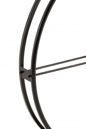Ceas, Metal , Negru, 80x80x9 [1]