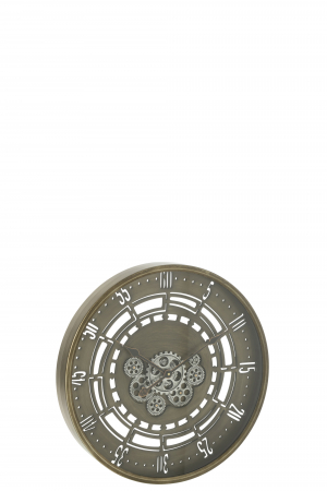SALE % - Ceas Seconds , Metal, Aramiu, 60x8x60 cm