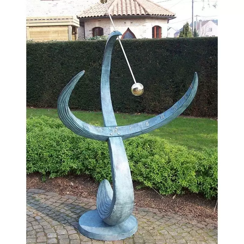 Decoratiuni terasa si gradina - Cadran sloar mare, Bronz, 180 x 120 x 65 cm