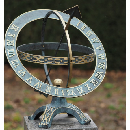 Cadran solar, Bronz, 42 x 40 x 50 cm [1]