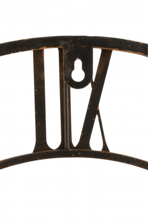 Ceas Wheels, Metal, Maro, 60x60x4.5 cm [1]