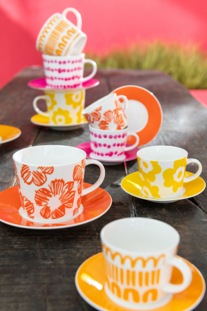 SALE % - Ceasca de cafea, SET4, MIX, S