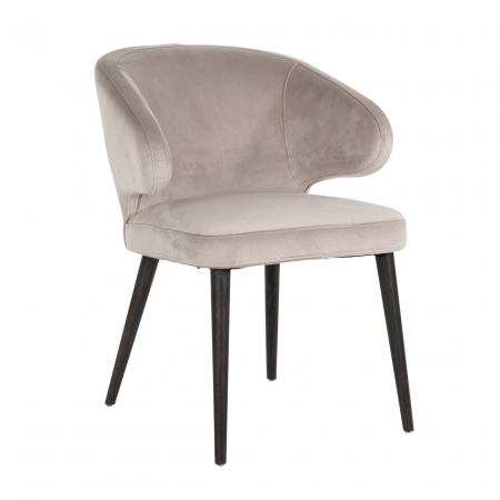 DINING - Scaun  Indigo bej  catifelat