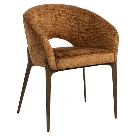 DINING - Scaun Kenzi cognac fusion (Fusion cognac 28)