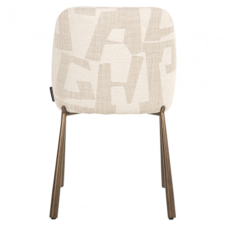 Scaun Lana (set de 2) (Grafic bej), Dims: 81.0 x 49.0 x 57.0 cm [2]