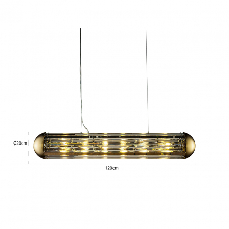 Lustra/ Chandelier Mula (Bronze) [1]