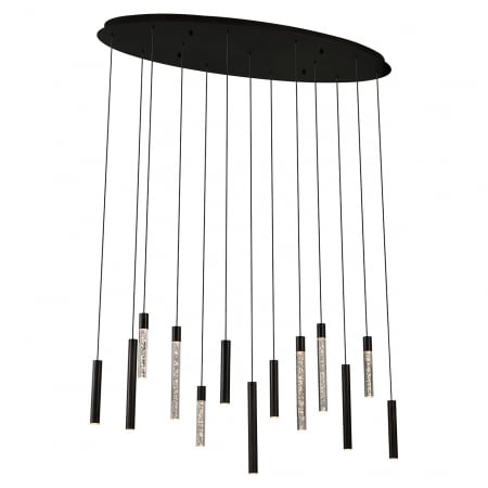 ILUMINAT - Candelabru Oxley 13 lămpi (bronz), Dims: 200.0 x 115.0 x 40.0 cm