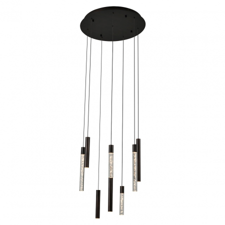 ILUMINAT - Candelabru Oxley cu 8 lămpi (bronz), Dims: 130.0 x 50.0 x 50.0 cm