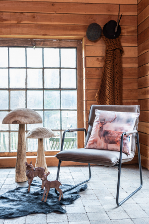 Ciuperca, Lemn, Natural, 36x33.5x60.5 cm [2]