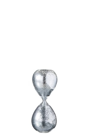 Clepsidra, Sticla, Argintiu, 8x8x20 cm [1]