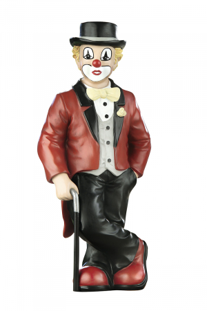 Figurina clovn, rasina, multicolor, 6.5x15x4 cm [1]