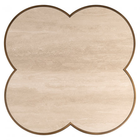 Masuta de cafea, Clover (bej), Dims: 38.0 x 120.0 x 120.0 cm [2]