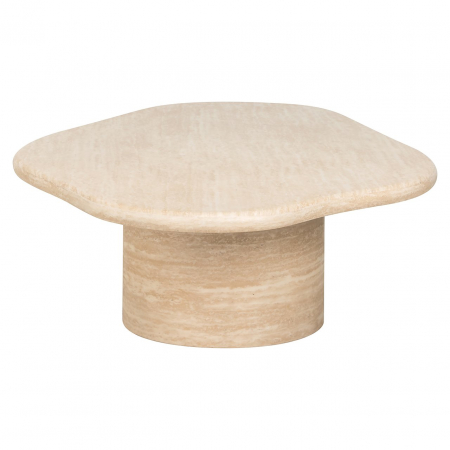 Masuta de cafea, Fictus, 130 imitație travertin (bej), Dims: 35.0 x 130.0 x 80.0 cm [2]