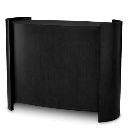 Comoda cu sertare Splendora, furnir stejar gri carbune, finisaj bronz |W. 130 | D. 55 | H. 100 cm [2]