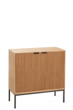 DORMITOR - Comoda, Lemn, Natural, 80x35x74 cm