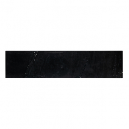 Comoda TV cu 2 usi  Ironville, MDF/Lemn/Metal/Marmura/Fier, Negru/Auriu, 50x170x40 [7]