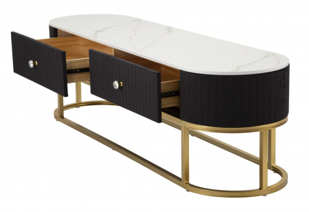 Comoda TV, MONTPELLIER, negru cm 150x42x45 [2]